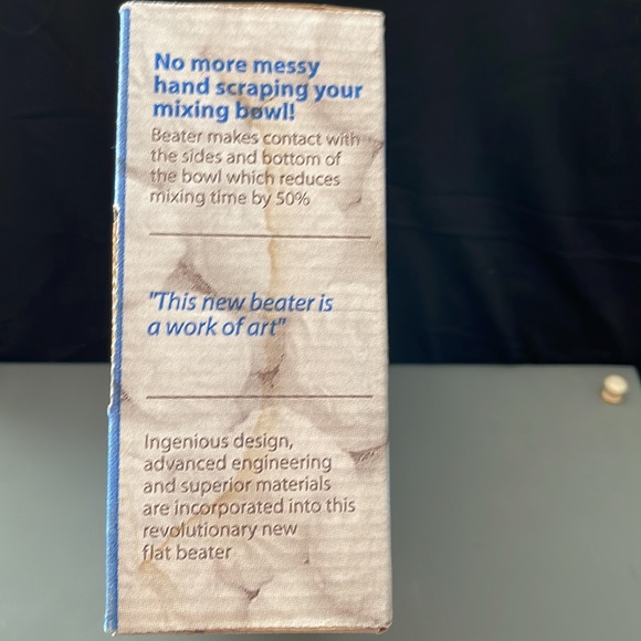 POURfect Scrape-A-Bowl Flex Edge Beater fits 5.0qt Bowl - Picture 6 of 10